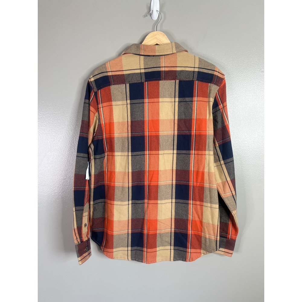 Old Navy Mens Plaid Flannel Button Down Shirt Regular Fit gorpcore camping fall - Picture 6 of 6